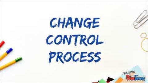 change control process scm