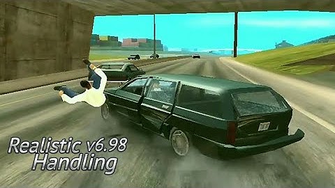Slow Motion Of Real Crash Physics GTA SA - Realistic Handling v6.98 GTA SA