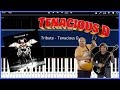 Tribute - Tenacious D (Synthesia) [Tutorial] [Instrumental Video] [Download]