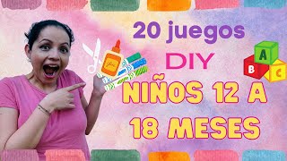 20 Actividades Para Niños de 12 a 18 Meses by Marilú Y Los Niños - Escuela Dominical 418,210 views 2 years ago 13 minutes, 49 seconds