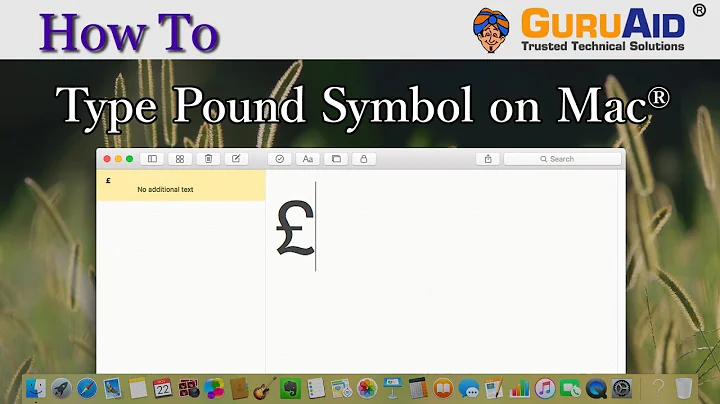 How to Type Pound Symbol on Mac® - GuruAid