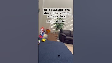 3-D printing one duck for every subscriber #smallbusiness #3dprinterupgrade #3dprinting #3dplanet ￼