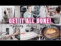 GET IT ALL DONE WITH ME | ORGANIZING, CLEANING, COOKING | MILITARY FAMILY VLOGS | MOM OF 3