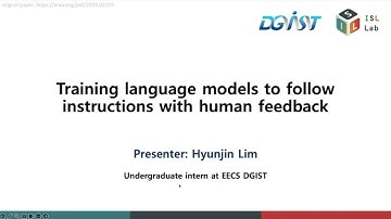 [Paper Review] Training language models to follow instructions with human feedback
