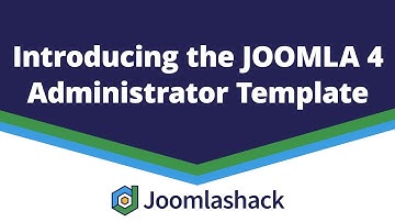 Introducing the Joomla 4 Administrator Template