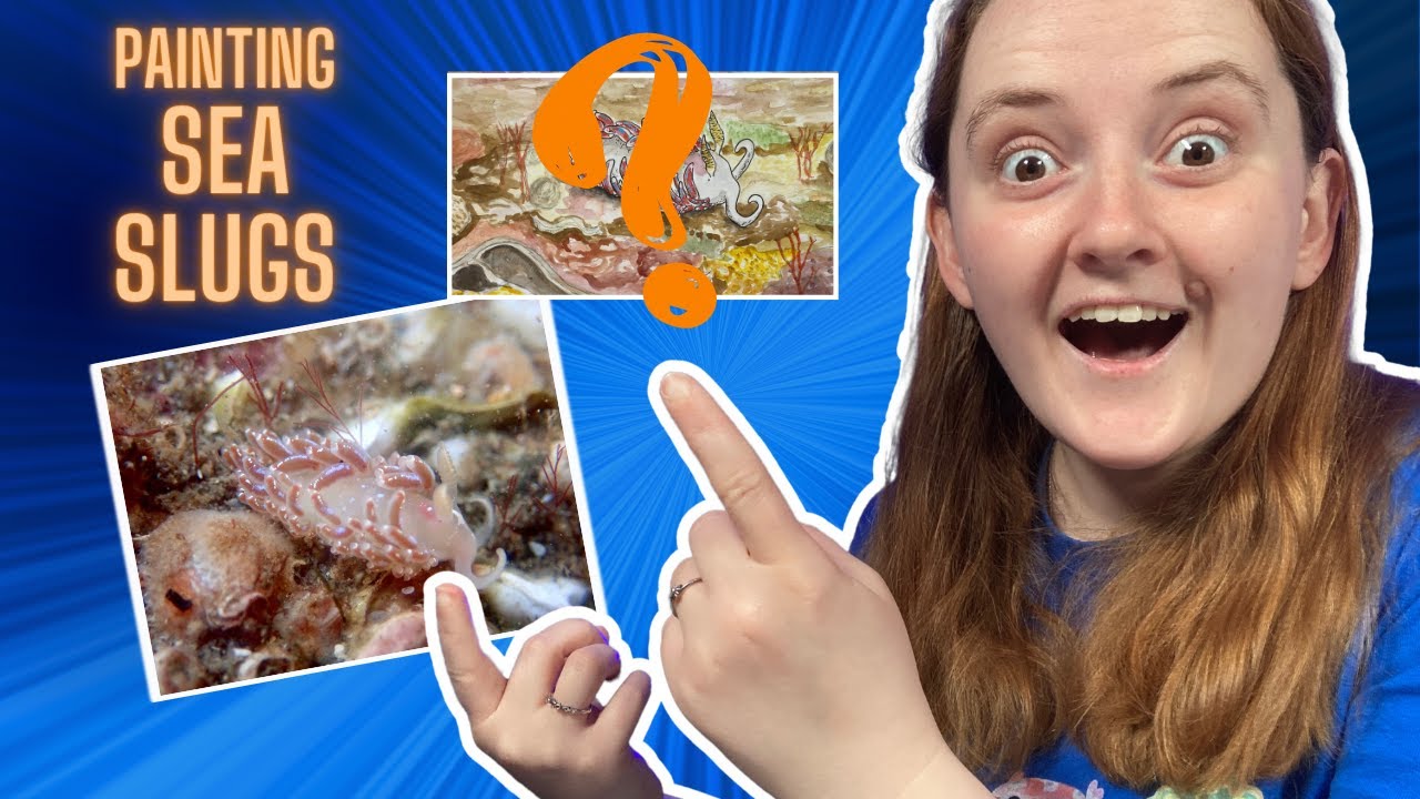 Marine Biologist Streams Painting Sea Slugs (Sealife Science Stream)