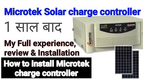 Solar charge controller. सोलर चार्ज कंट्रोलर,  Microtek charge controller