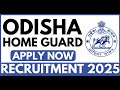 odisha home guard recruitment 2025 district wise updates