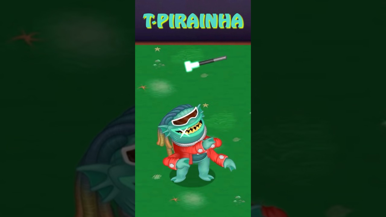 T-PIRAINHA ON WATER ISLAND || #mysingingmonsters #tpain #tpirainha #msm #new