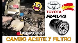 Toyota Rav4 2005  Cambio aceite y filtro [ Mantenimiento ] @ Songoland garage