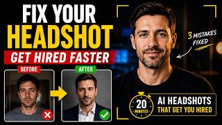 Your LinkedIn Photo Is Costing You Jobs (AI Fix in 20 Min)