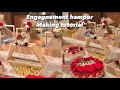 Engagement hamper making tutorial malayalam kraft area 