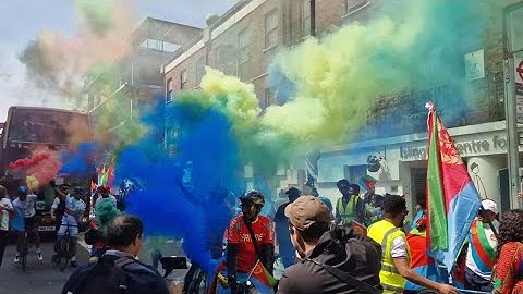 Eritrean 32nd Independence week in UK, Street Carnival. @Michael Ghebreamlak
