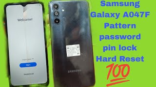 how to samsung galaxy a047f hard reset || samsung a04 remove screen lock || sm a04s reset