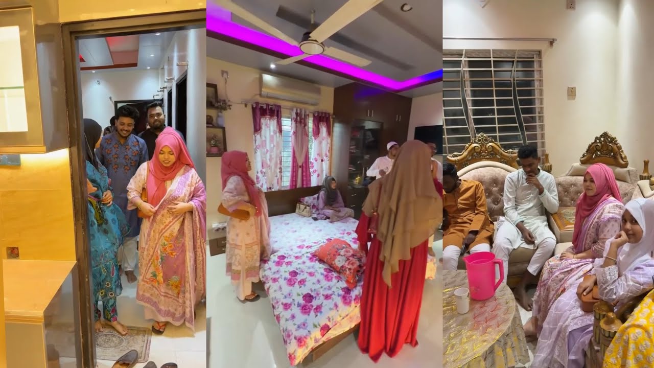 স্মৃতি আপুর শশুর বাড়িতে ইফতারি দাওয়াত খাইতে আসলাম। @AlaminChowdhuri-19 #minivlog #blog #vlog 