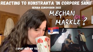 SERBIA EUROVISION 2022 - REACTING TO KONSTRAKTA ‘IN CORPORE SANO’ (FIRST LISTEN)