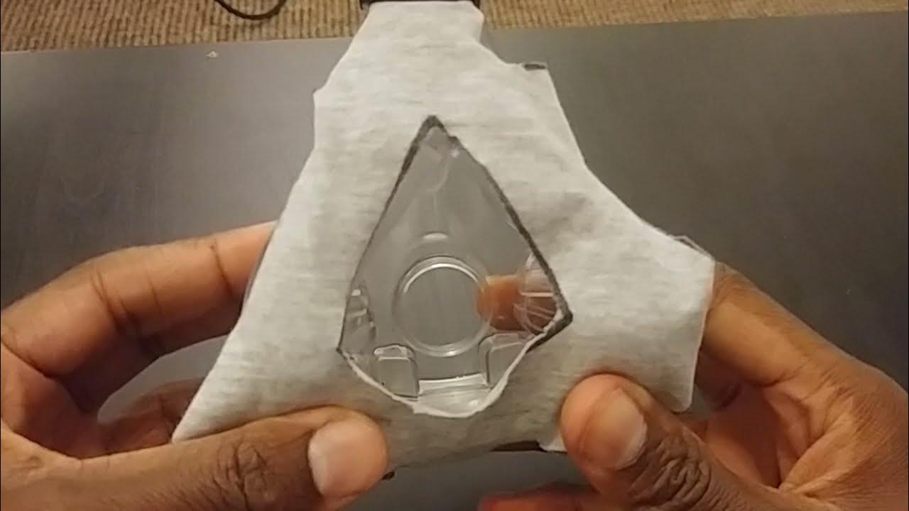 How to make a fitted leak free full face CPAP mask liner YouTube