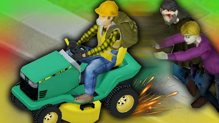 Using A Lawnmower To Escape Zombies | Project Zomboid The Builder #9