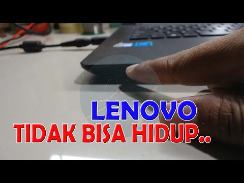 Laptop Lenovo tidak bisa hidup hanya led carger berkedip | RYANHARDWARE.ID