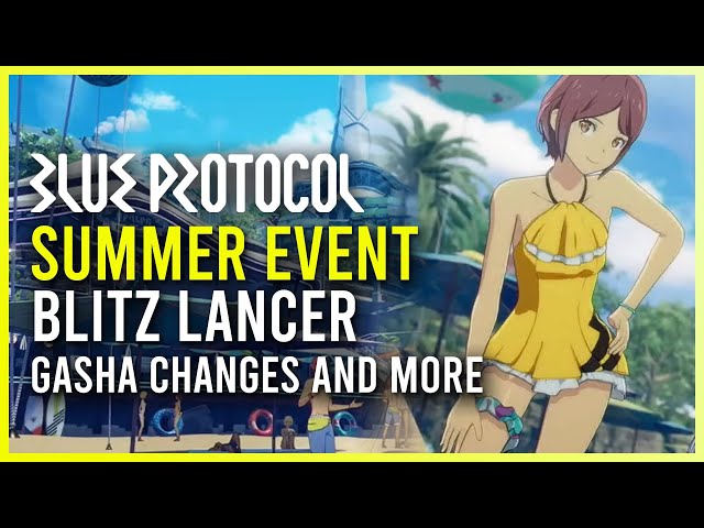 Blue Protocol JP shows off high-level Blitz Lancer gameplay ahead of its  August 16 arrival