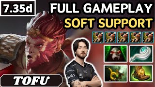 11000 AVG MMR - Tofu MONKEY KING Soft Support Gameplay 34 ASSISTS - Dota 2 Full Match Gameplay