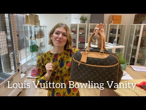 LOUIS VUITTON Bowling Vanity Deauville Monogram Hand bag