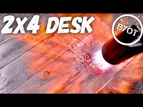 Video DIY FIRE & EPOXY DESK // SHOU SUGI BAN - youtube