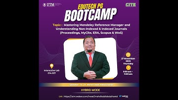 Mastering Mendeley Reference Manager and Understanding Non-Indexed & Indexed Journals