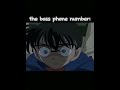 كيف كانت ردة فعلي لما عرفت رقم هاتف زعيم المنضمة السوداء Detectiveconan 名探偵コナン Anime 