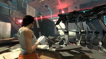 Portal 2 Chapter 2 - The Cold Boot - Exclusive Third Person Walkthrough (PART 3)