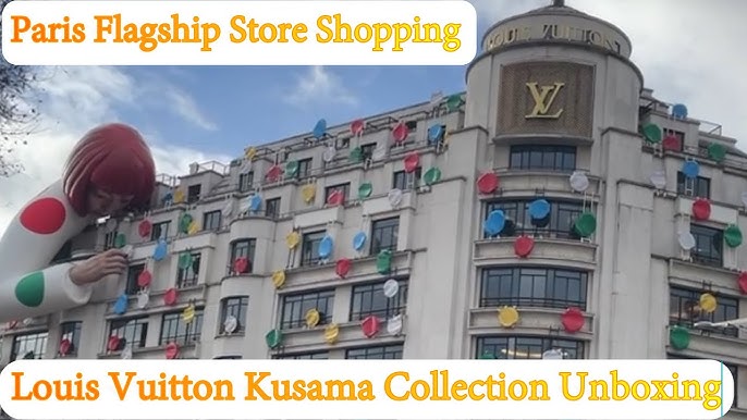 The Louis Vuitton x Yayoi Kusama pop-up in Harajuku looks like an