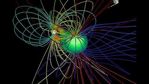 Magnetic field structure of a white-dwarf-star system