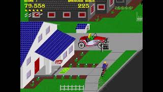 Paperboy Easy Street MAME World Record 189750pts