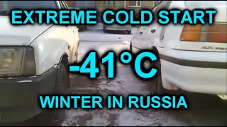 EXTREME car cold start compilation | -40*C | s.2 ep.35 | Odpalanie silnika przy mrozie -40