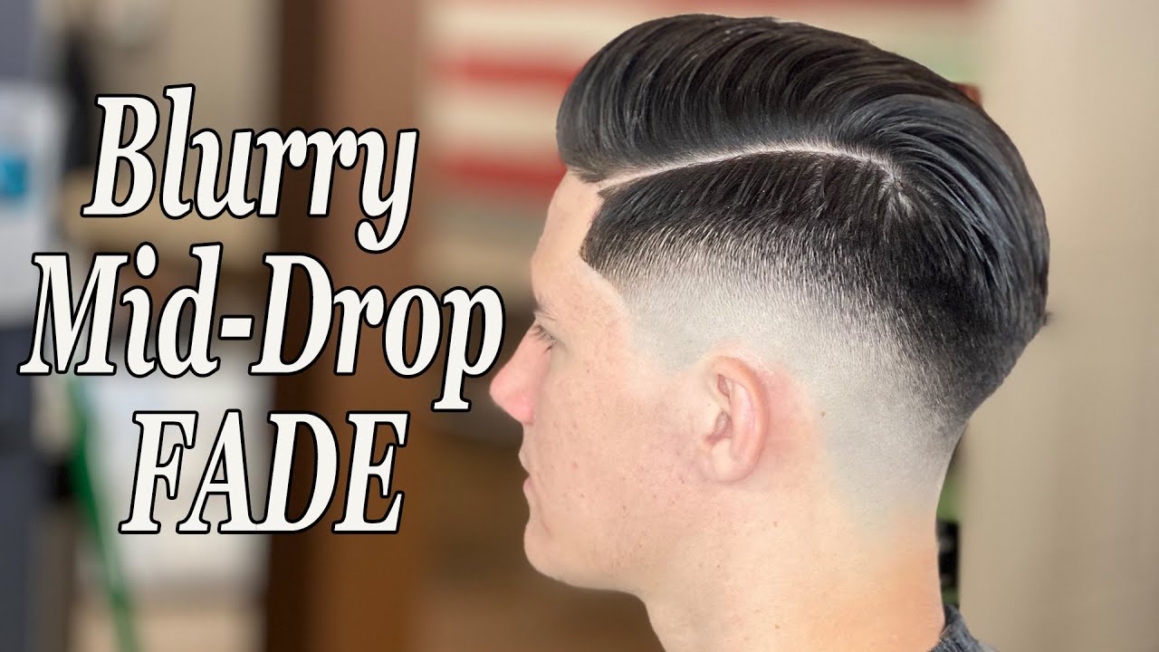 Flawless Pompadour Mid Drop Fade Barber Tutorial Youtube