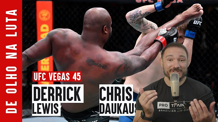 De Olho na Luta, por Vitor Miranda: Derrick Lewis x Chris Daukaus