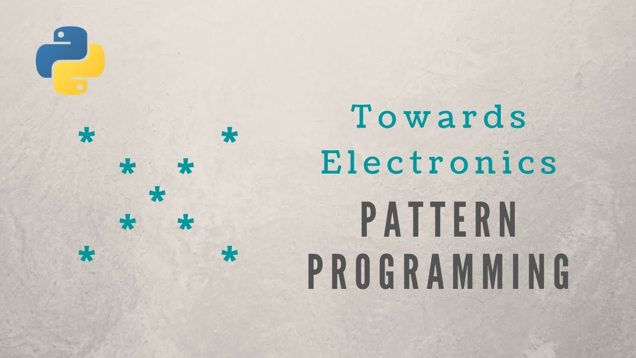 Python Pattern and Exercise - Diagonals of Square - YouTube