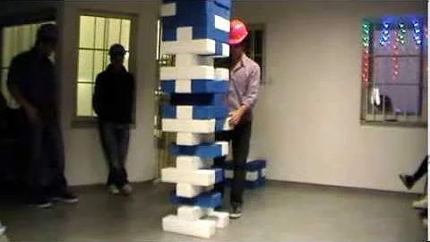 ¿Qué medidas tiene el Jenga gigante?
