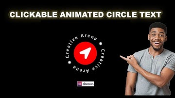 Clickable Animated Circle Text | Elementor Tips & Tricks