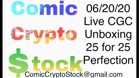 CGC Modern 9.8 Unboxing 25 for 25 perfect on all