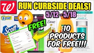 WALGREENS CURBSIDE DEALS (5/12 - 5/18) | **** 10 Products for FREE!