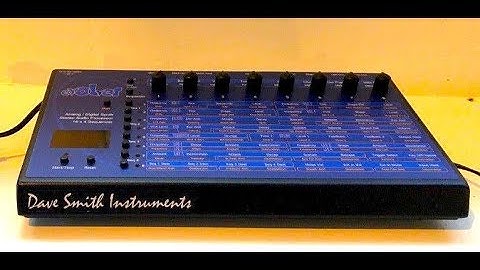 EVOLVER Dave Smith Instruments (Sequential) - Testing... Testing...