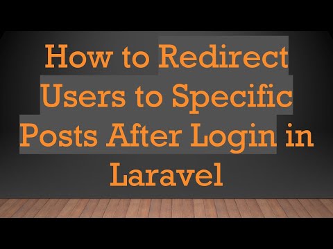 How to Redirect