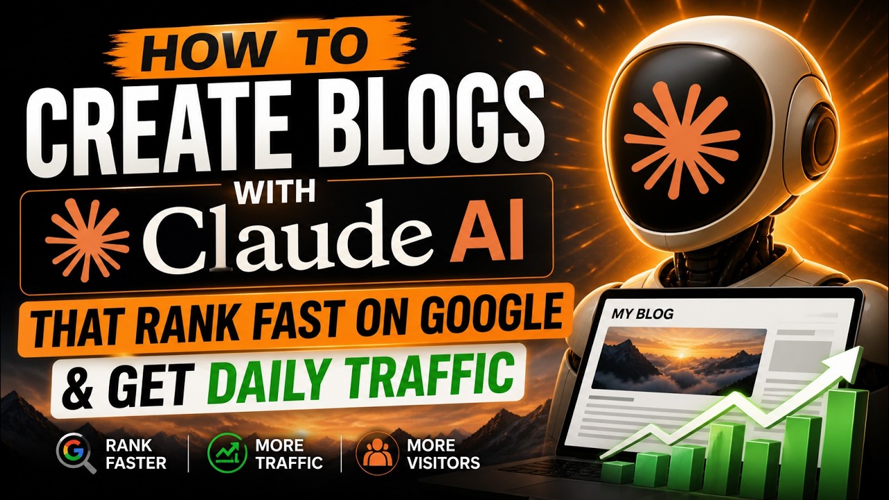 How to Create a Blog that Ranks Fast on Google Using Claude Ai - YouTube