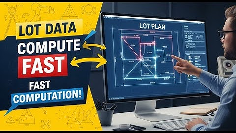 Lot Data Computations in MINUTES — Technical Encoding Simplified! #openoffice #surveyor  #engineers