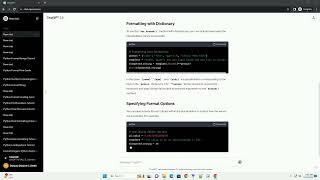 python format with dictionary