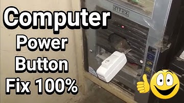 CPU power button not working | Computer power button repair with bell push button | Computer tricks