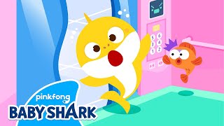 Go Up and Down on the Elevator | Safety Songs for Kids | Baby Shark 