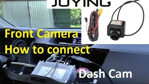 How to connect front Joying camera | Android unit | Dashboard camera | Honda CR-V | Parking Mode