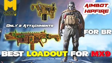 Best Loadout For Normal & Epic MX9 | COD Mobile Battle Royale